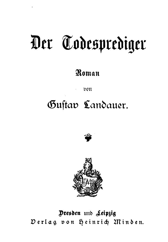 Der Todesprediger Der Todesprediger