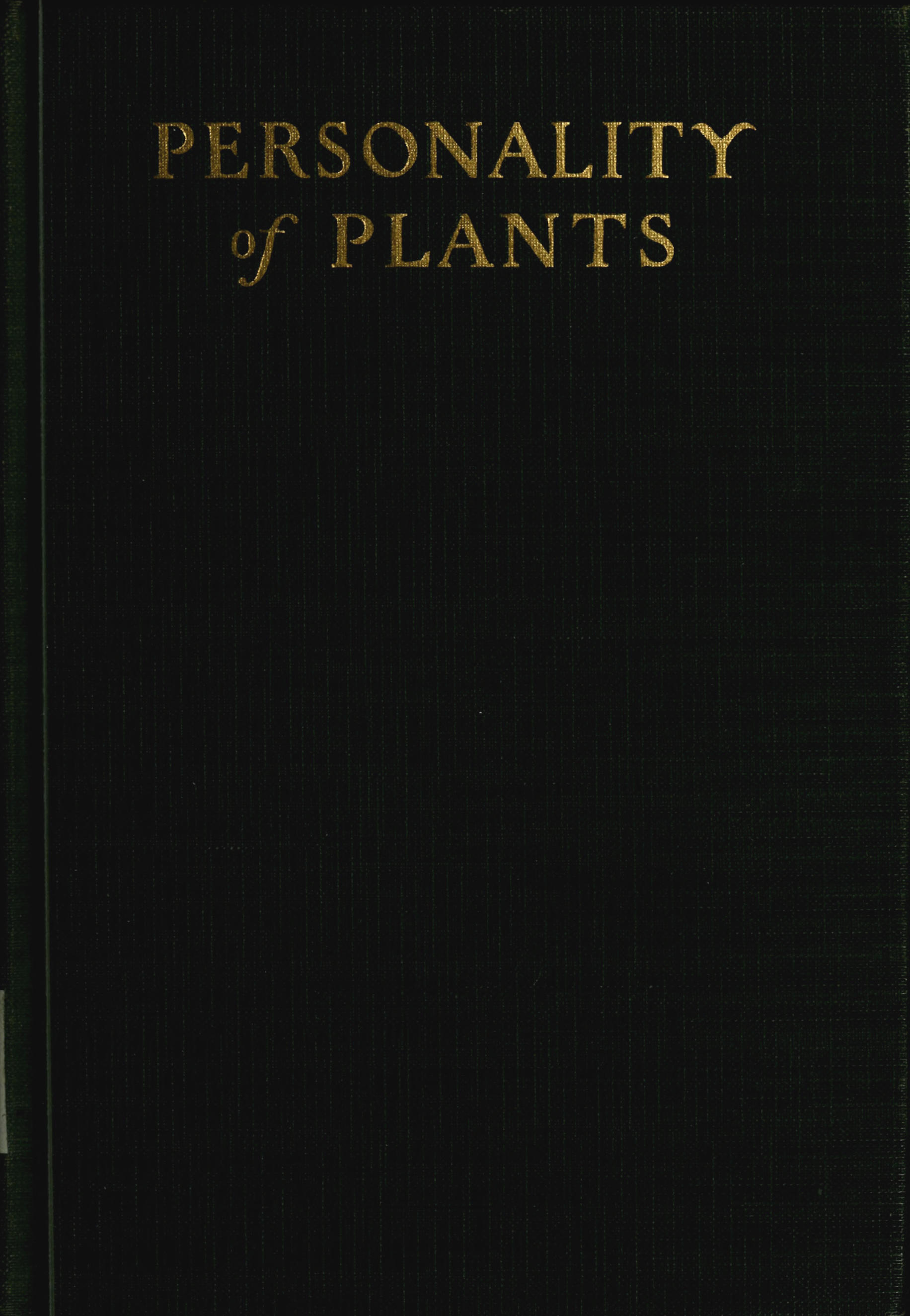 Personality of plants Personality of plants