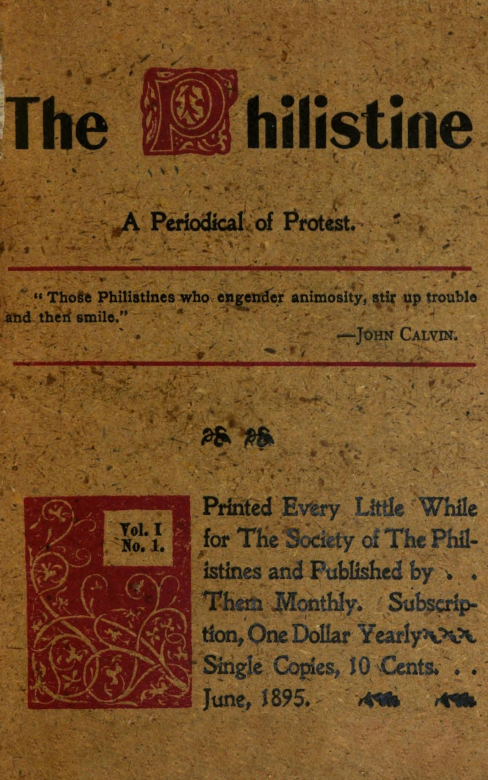 The Philistine The Philistine
