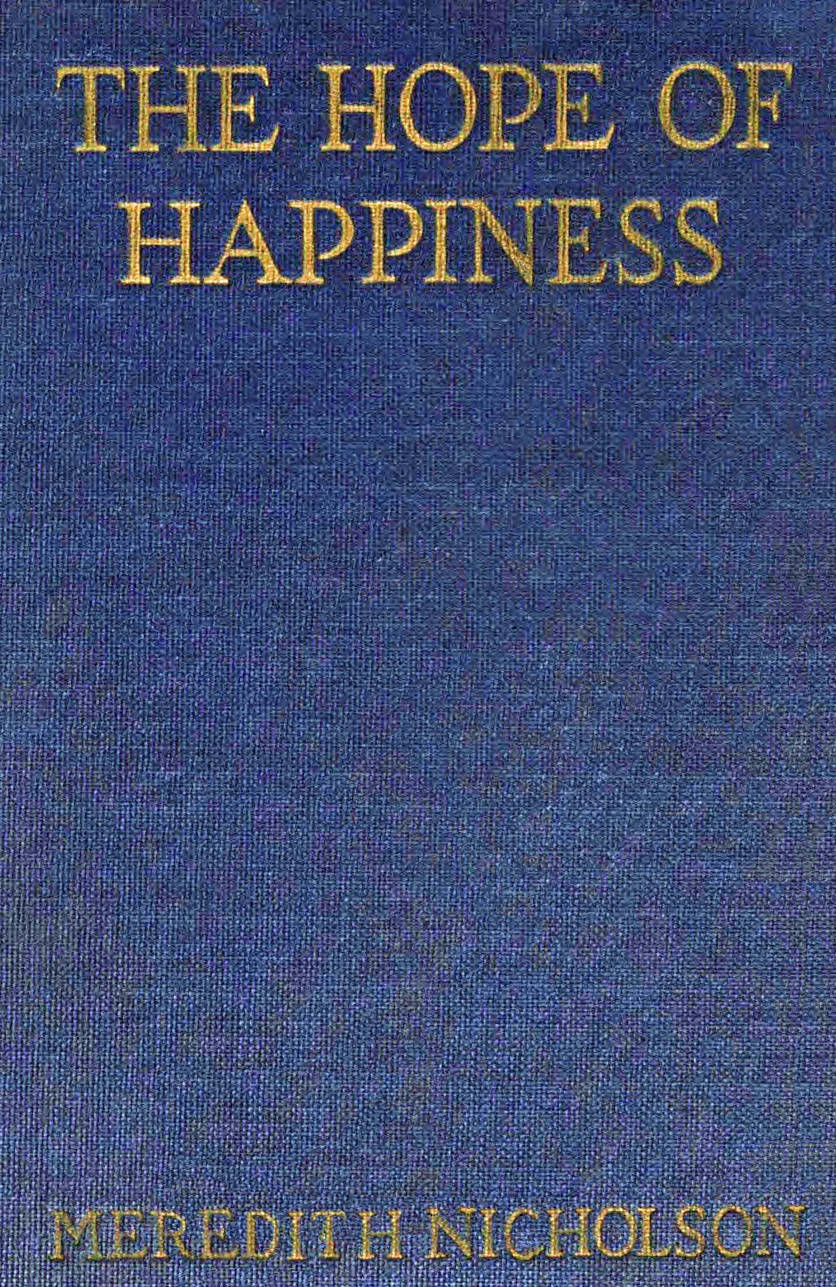 The hope of happiness The hope of happiness