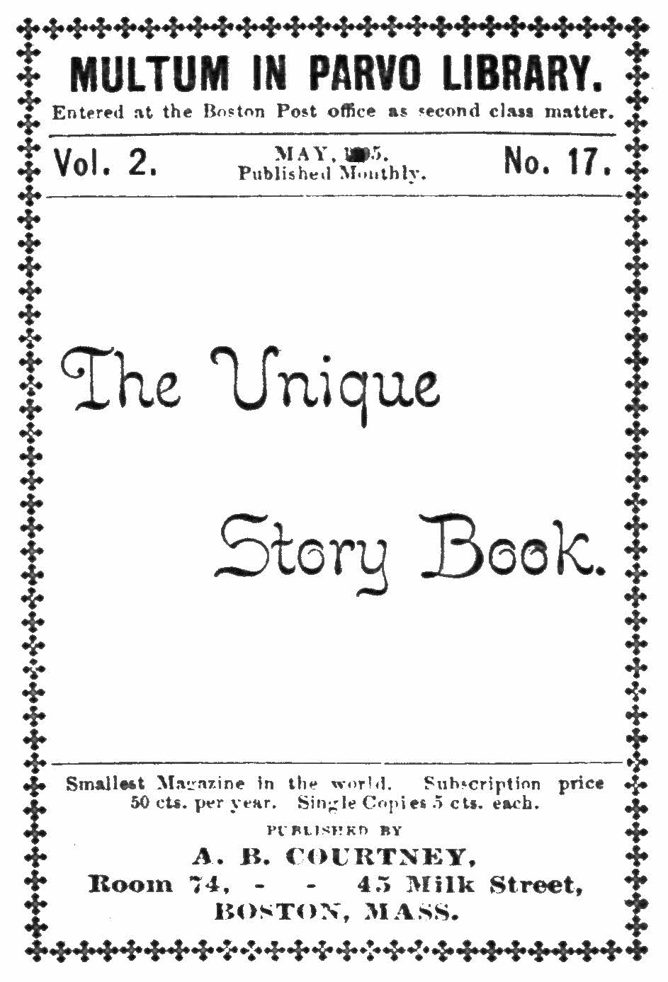 The unique story book The unique story book
