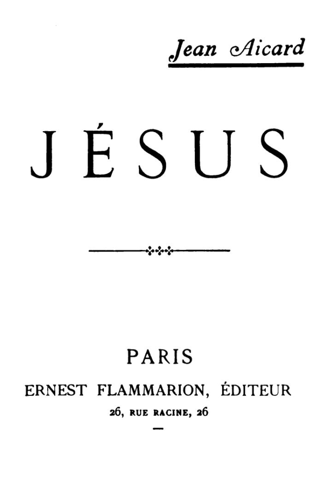 Jésus Jésus