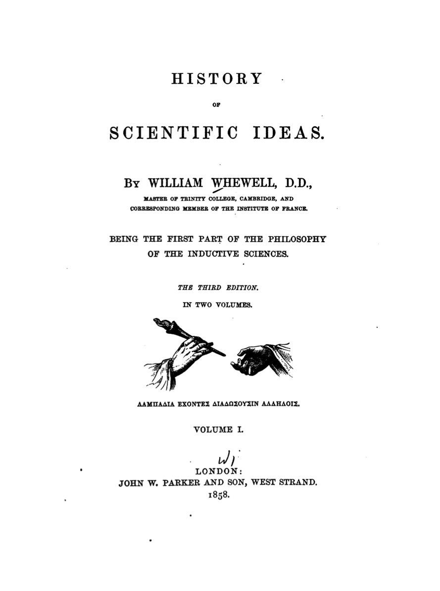 History of scientific ideas History of scientific ideas