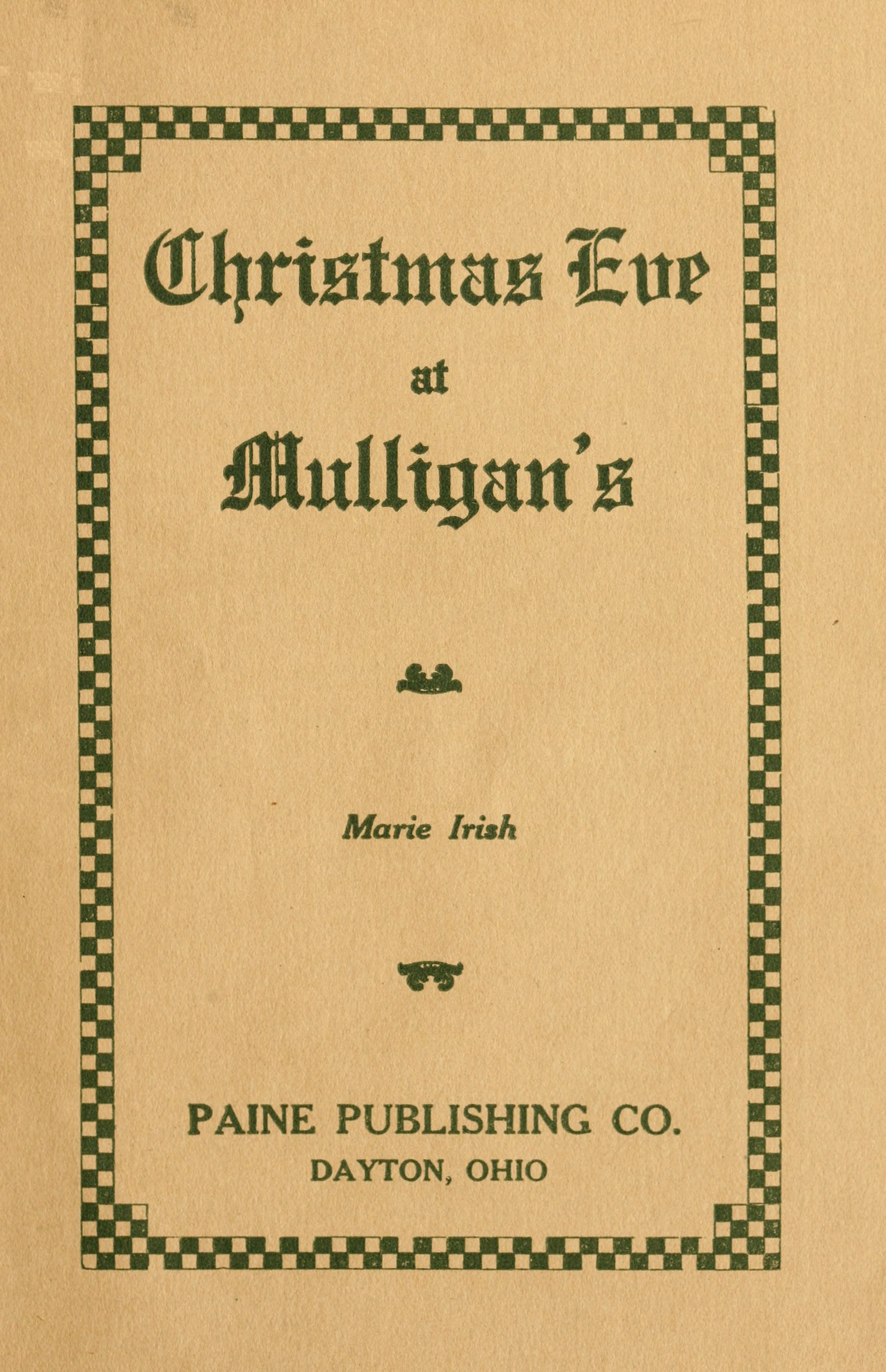 Christmas eve at Mulligan's Christmas eve at Mulligan's