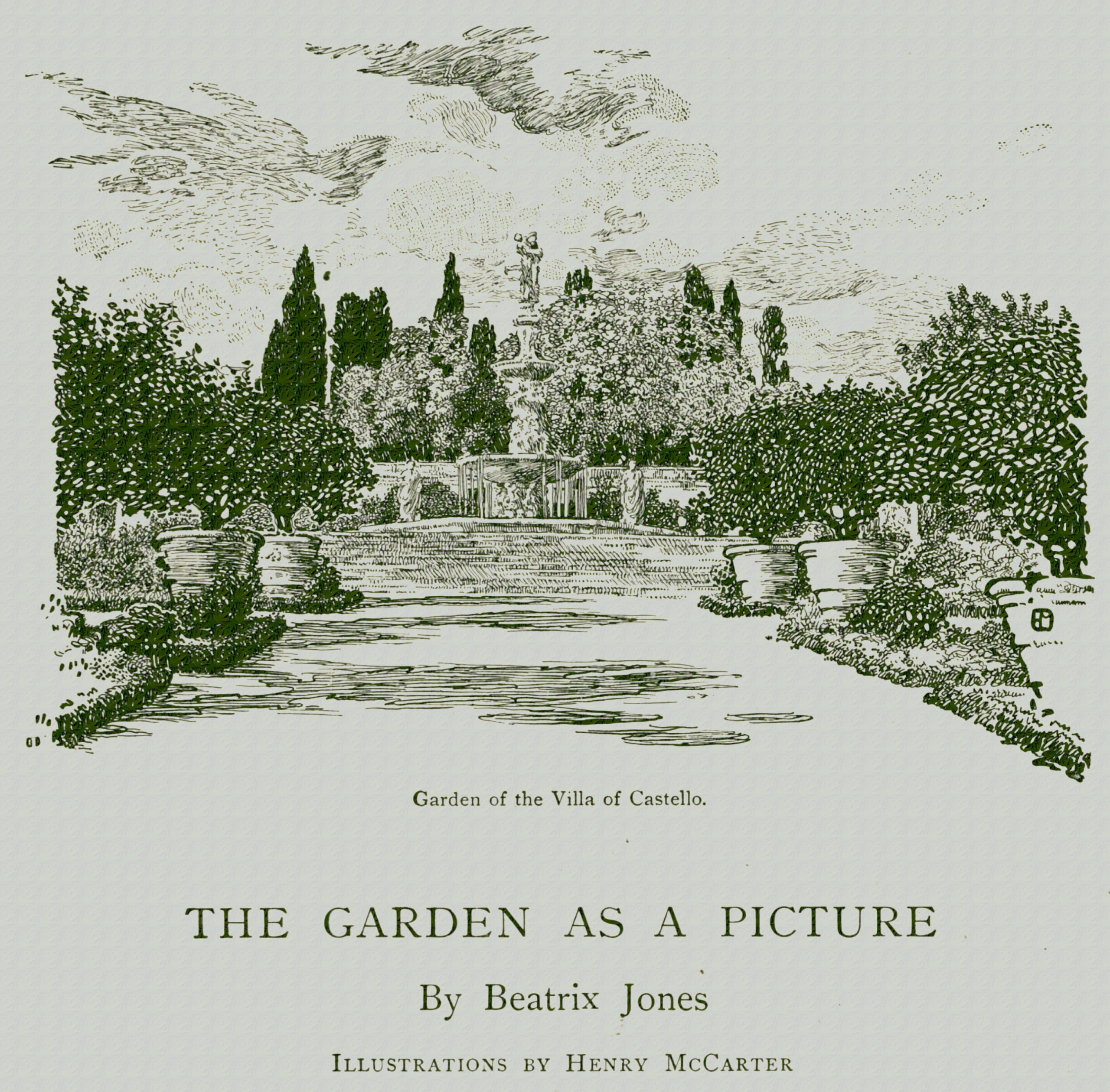 The garden as a picture The garden as a picture