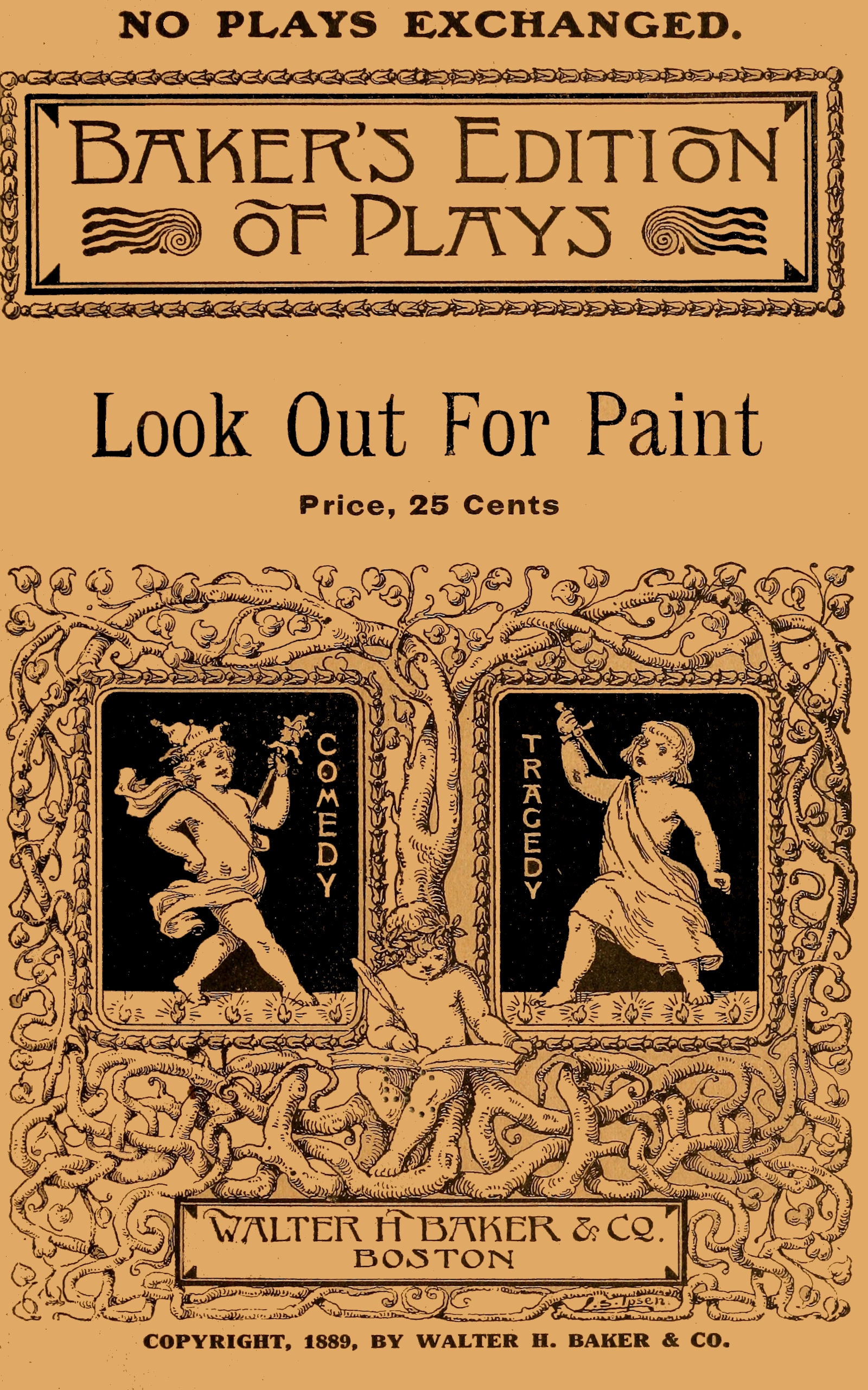 Look out for paint: A farce comedy in three acts Look out for paint: A farce comedy in three acts
