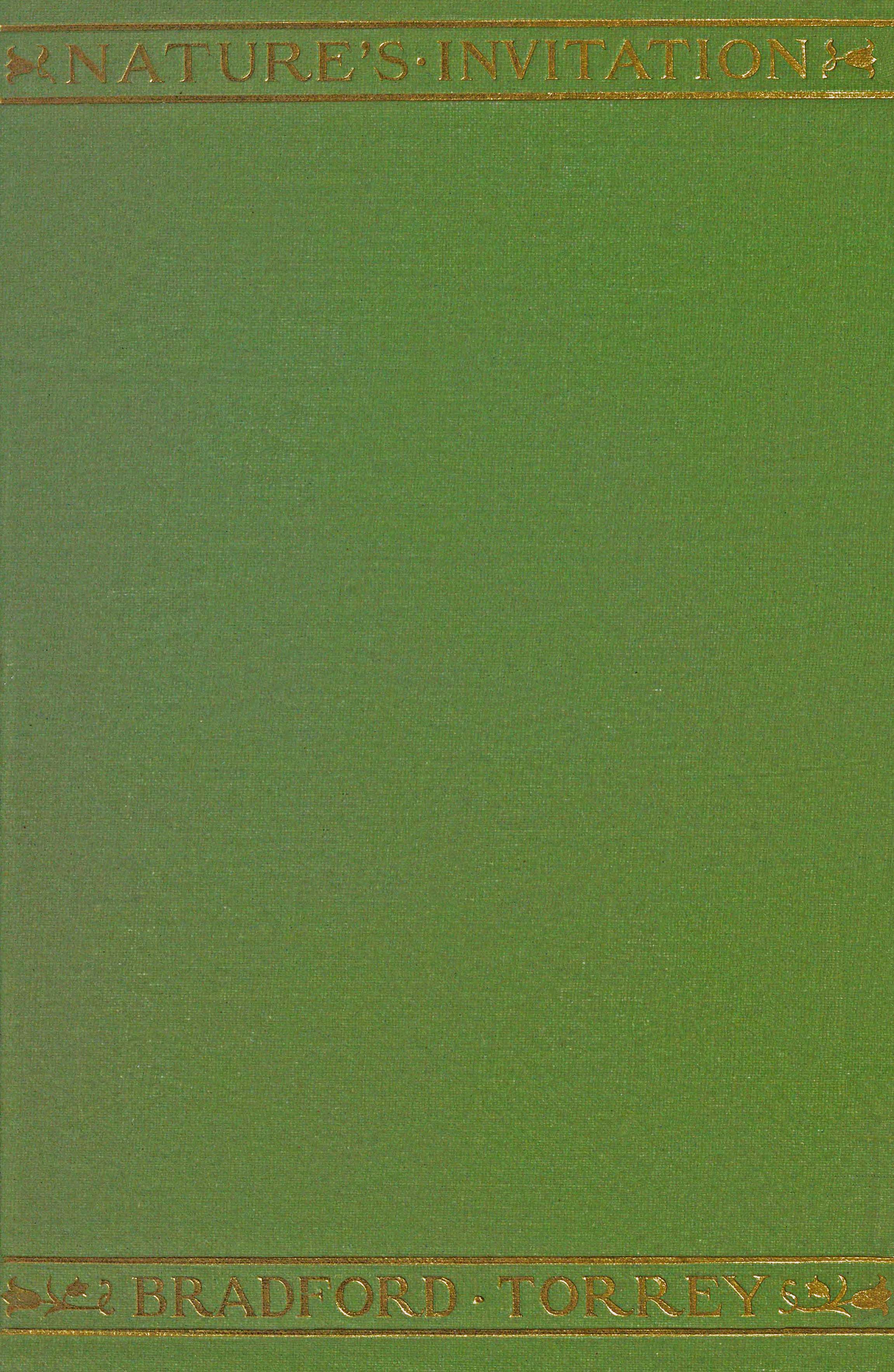 Nature's invitation: Notes of a bird-gazer, North and South Nature's invitation: Notes of a bird-gazer, North and South
