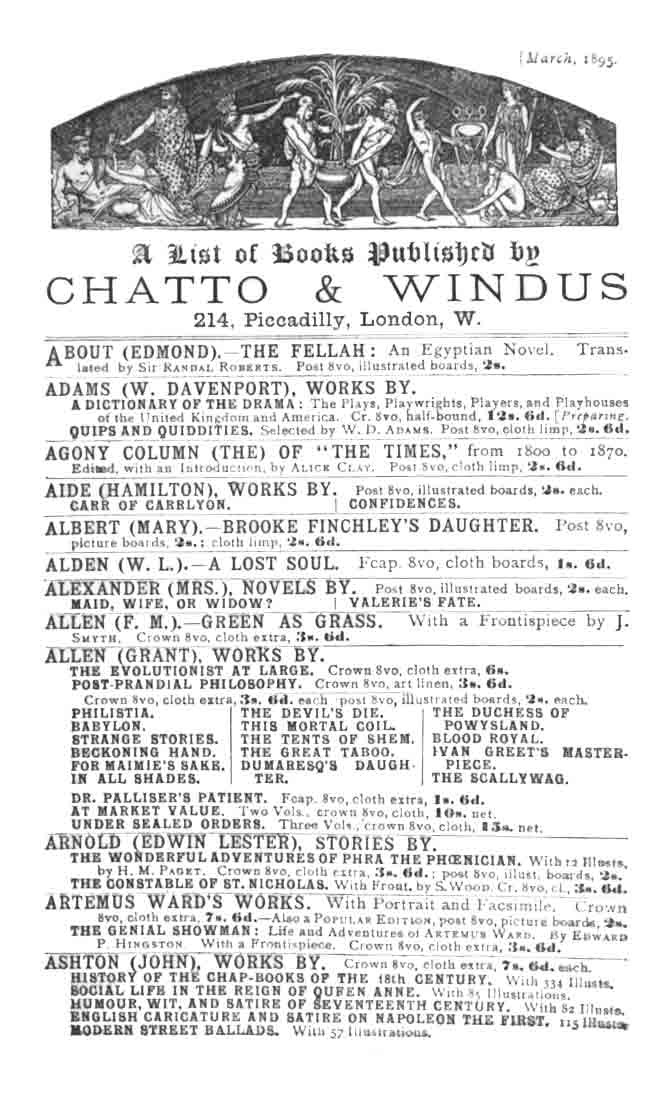 A list of books published by Chatto & Windus A list of books published by Chatto & Windus