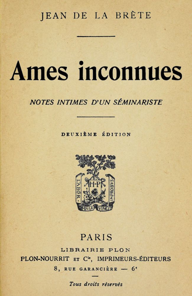 Ames inconnues Ames inconnues