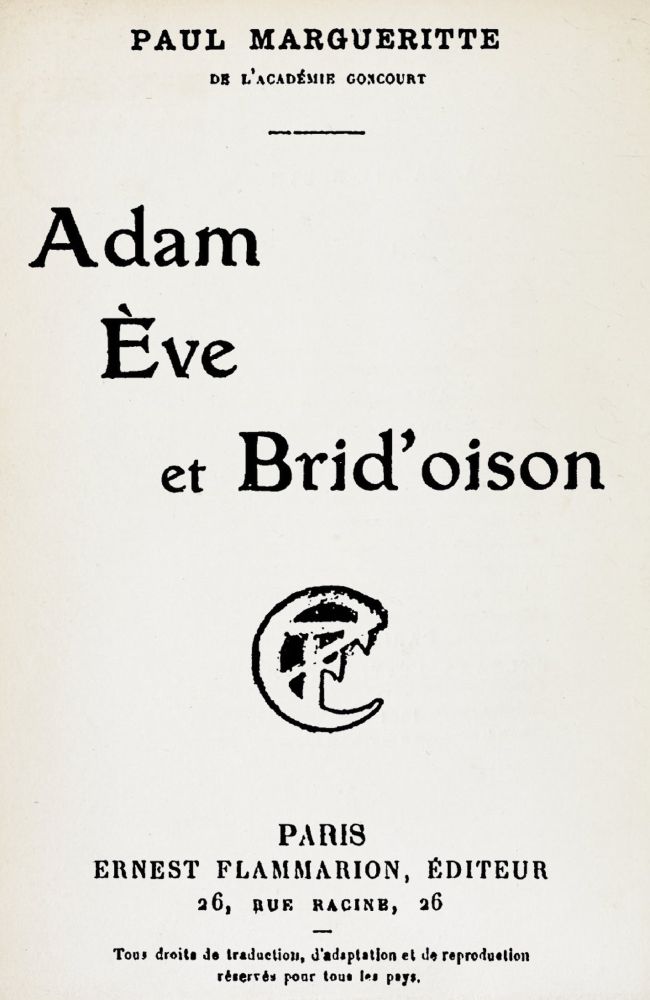 Adam, Ève et Brid'oison Adam, Ève et Brid'oison