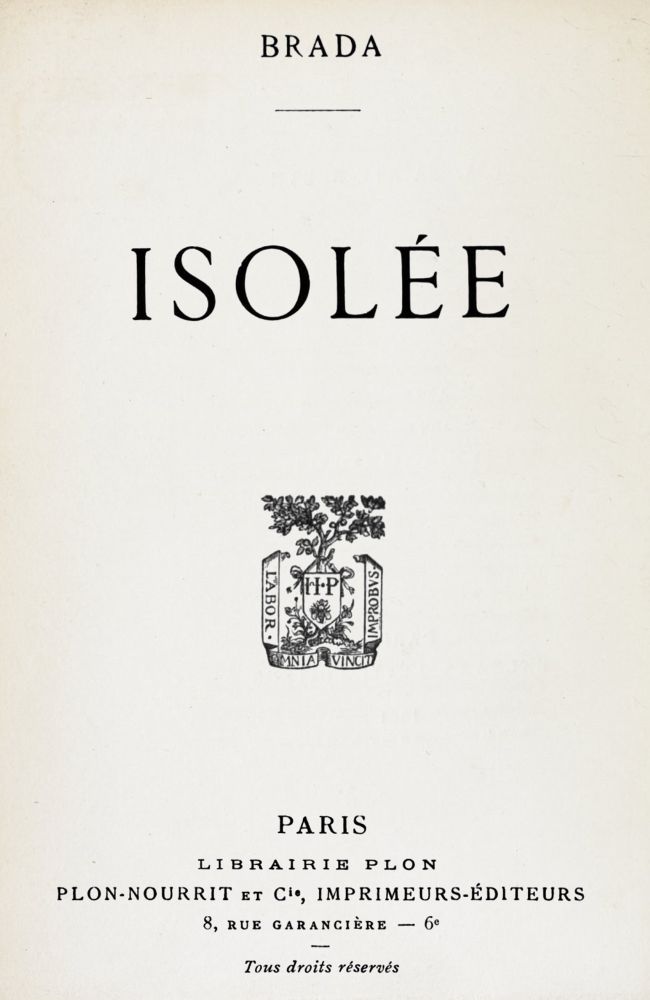 Isolée Isolée