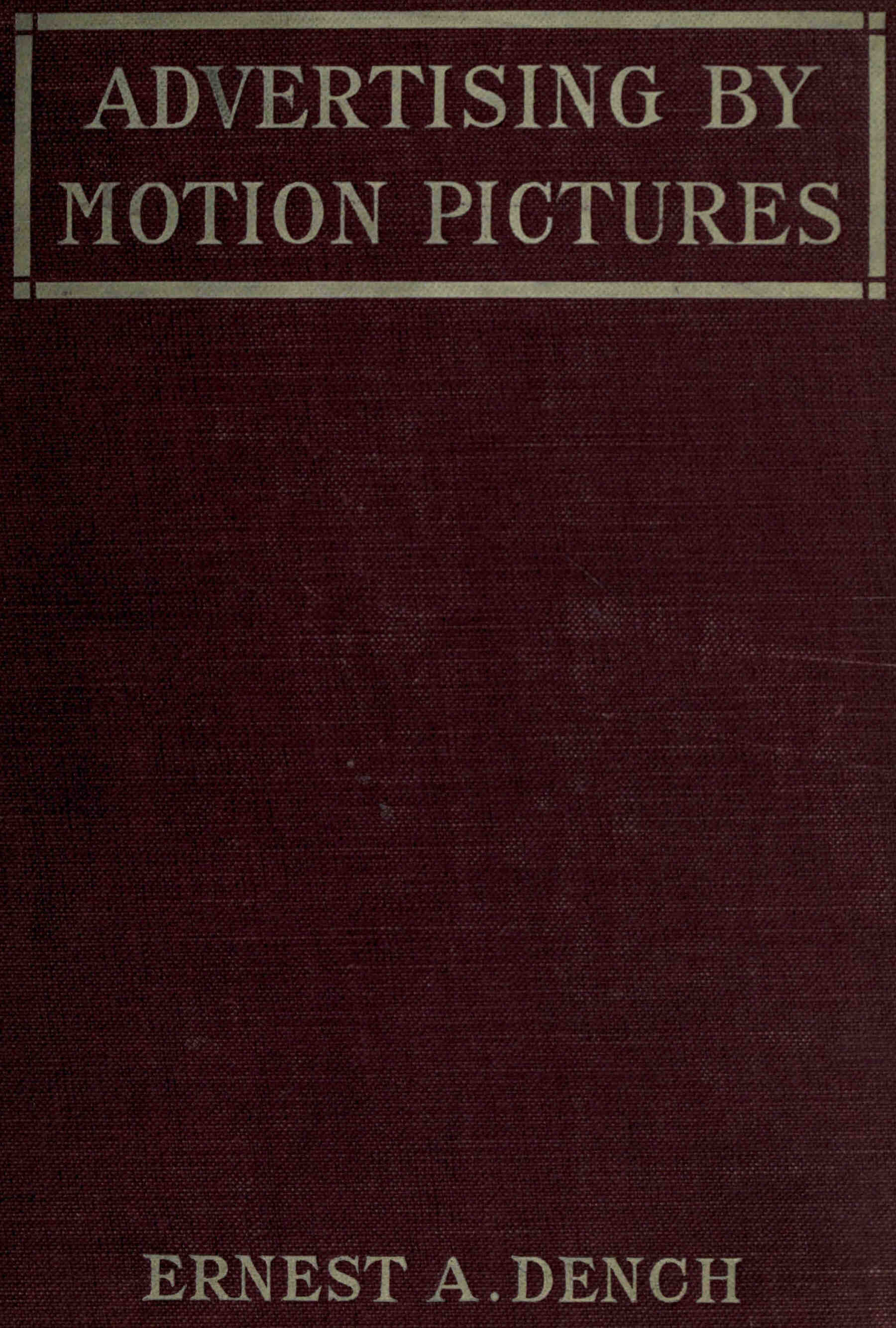 Advertising by motion pictures Advertising by motion pictures