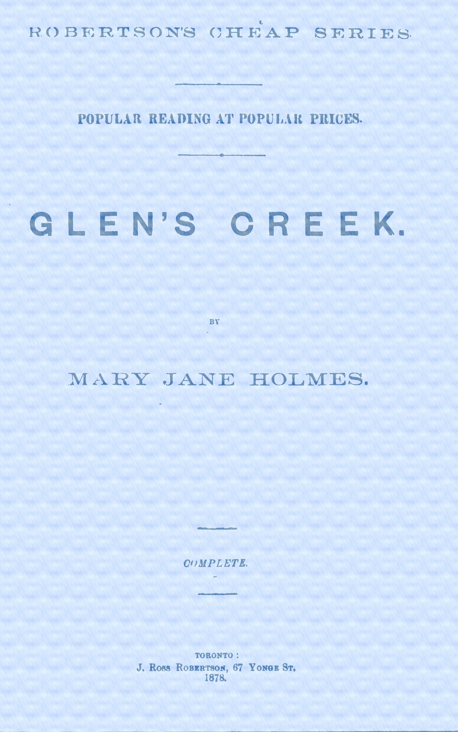 Glen'in Deresi Glen'in Deresi