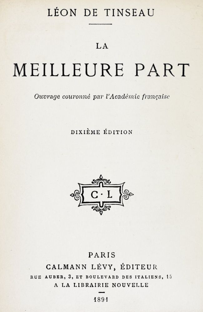 La meilleure part La meilleure part