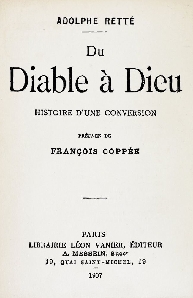 Du Diable à Dieu Du Diable à Dieu