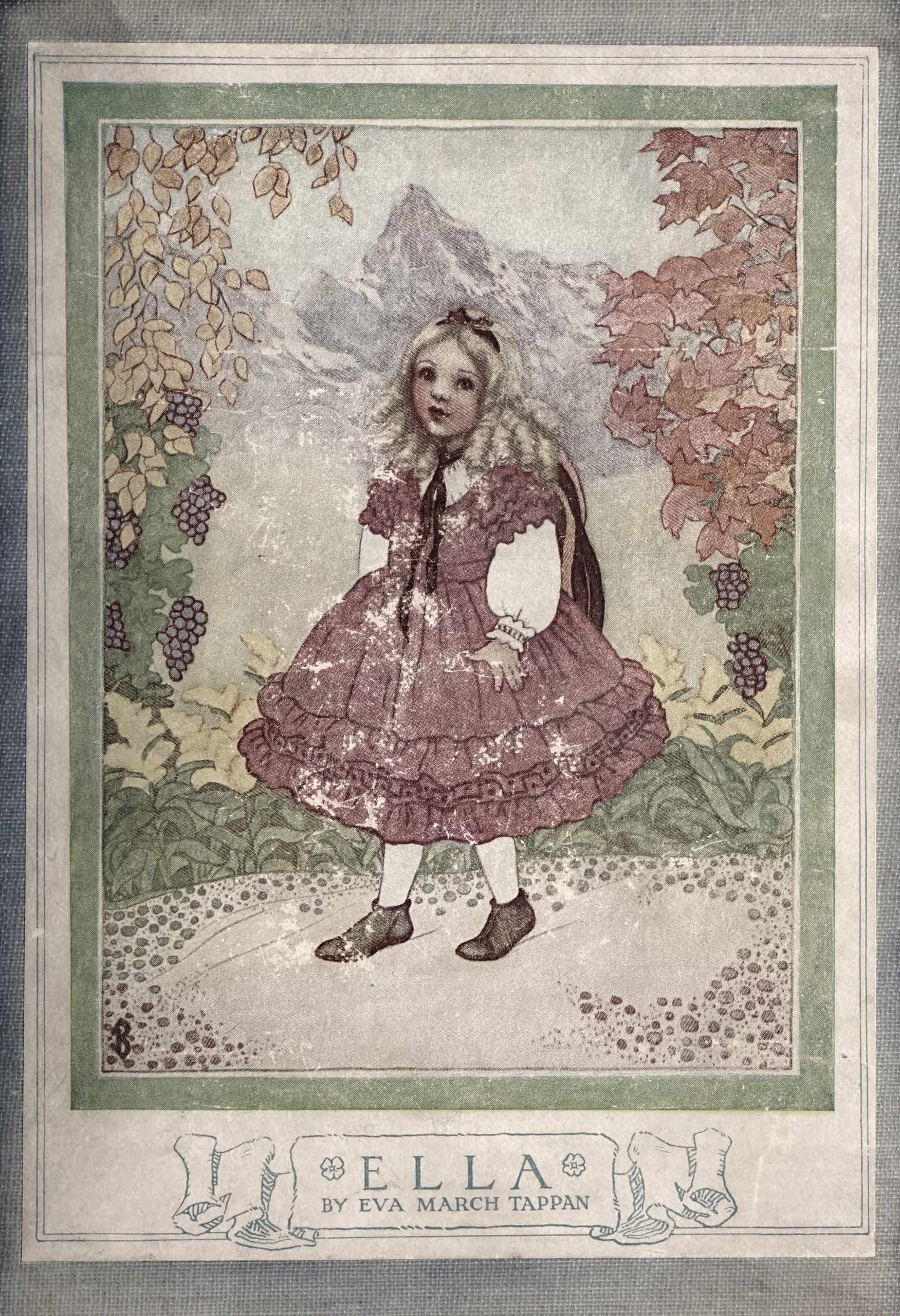 Ella, a little schoolgirl of the sixties