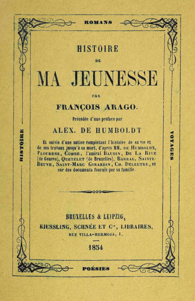 Histoire de ma jeunesse