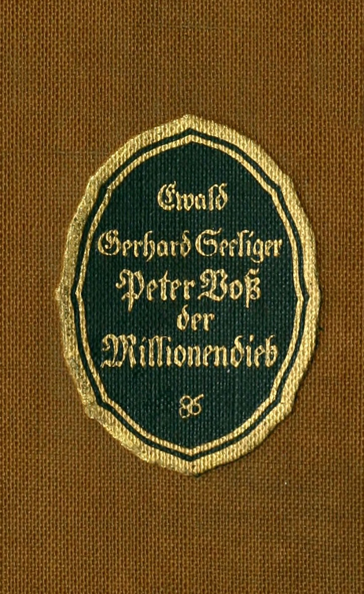Peter Voß, der Millionendieb Peter Voß, der Millionendieb
