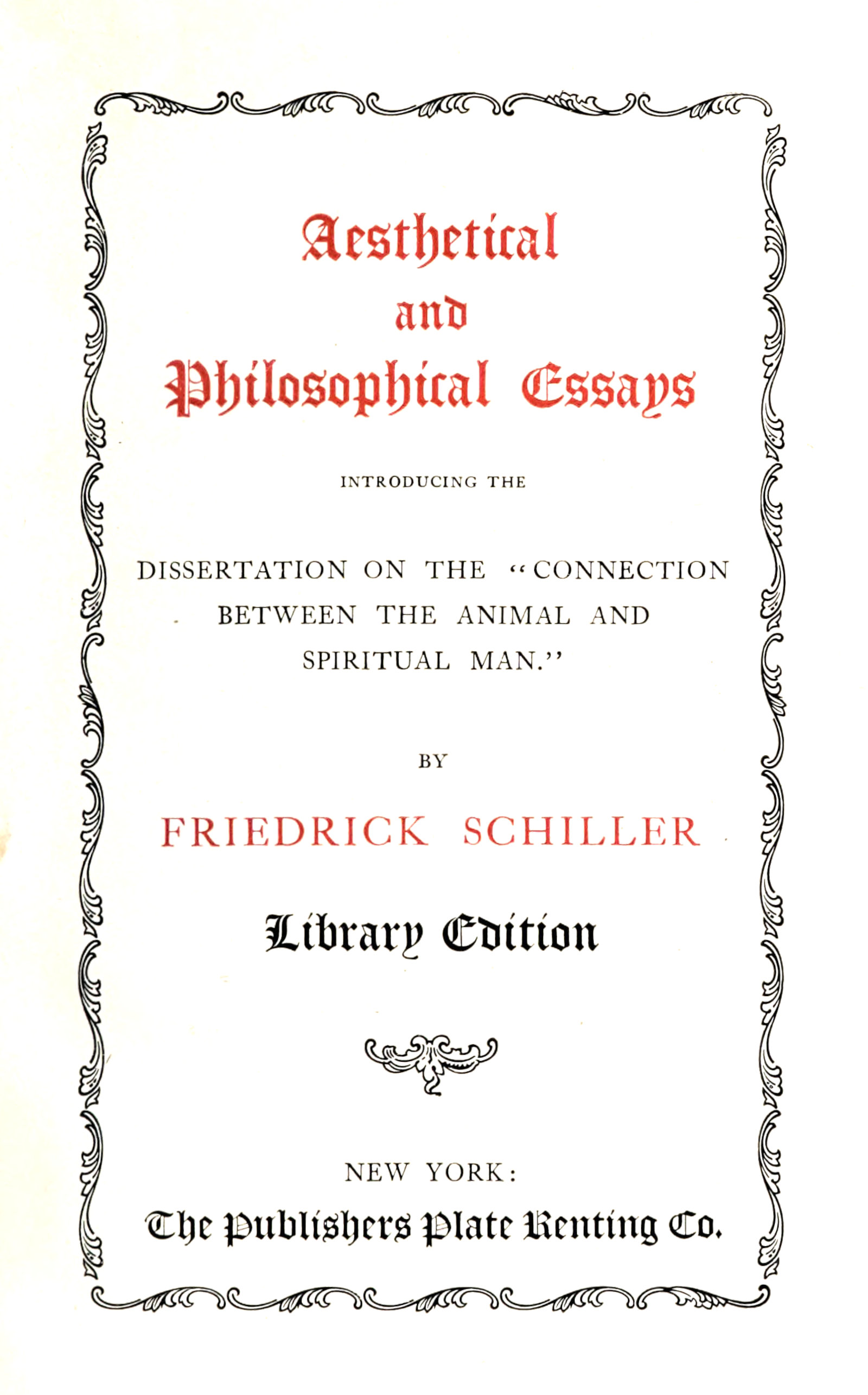 Aesthetical and philosophical essays Aesthetical and philosophical essays