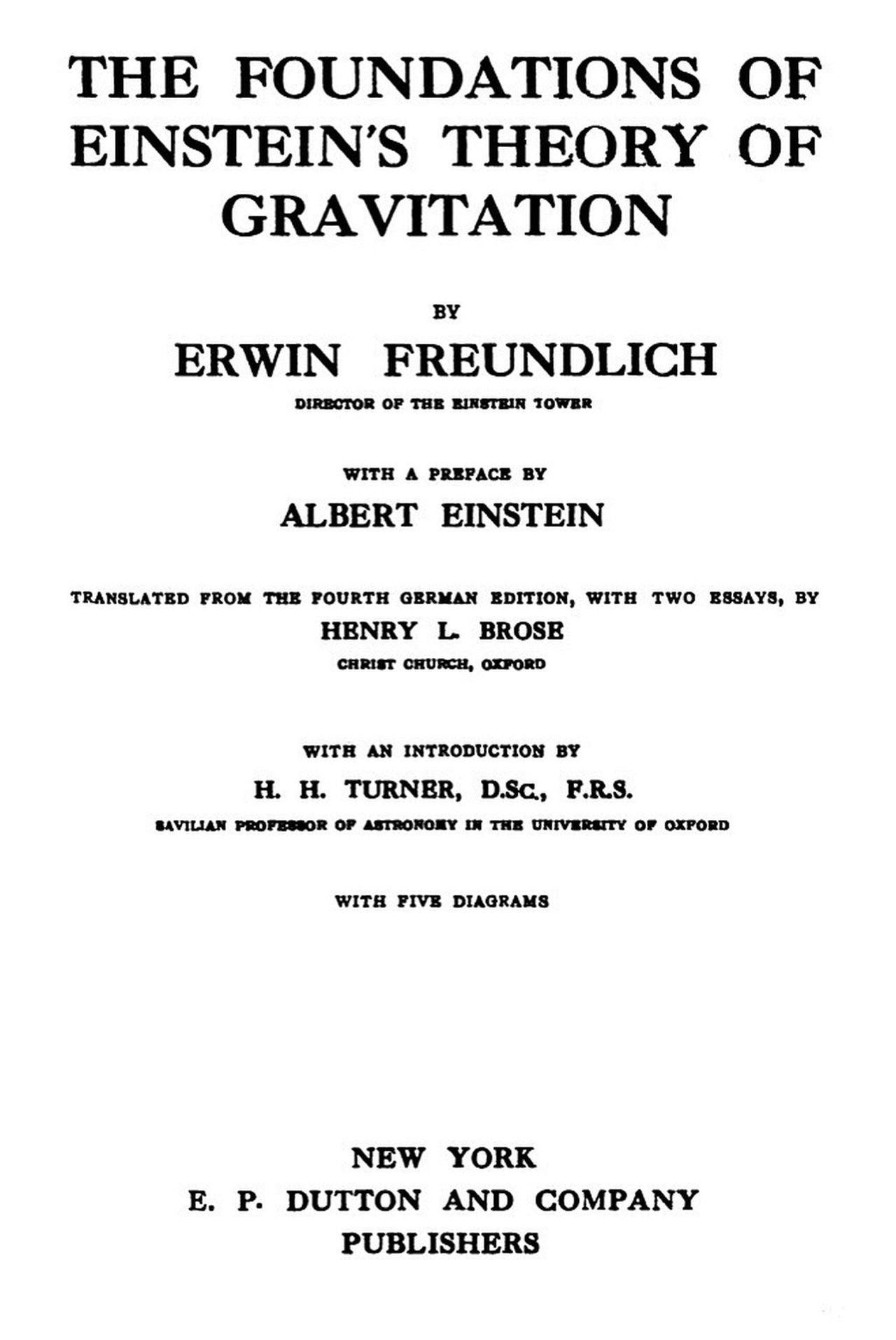 The foundations of Einstein's theory of gravitation The foundations of Einstein's theory of gravitation