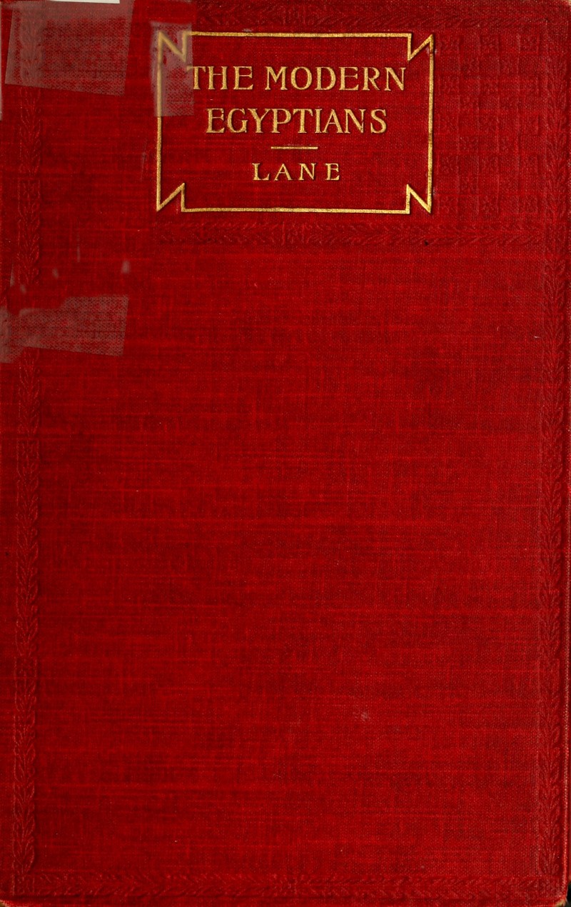 An account of the manners and customs of the modern Egyptians An account of the manners and customs of the modern Egyptians