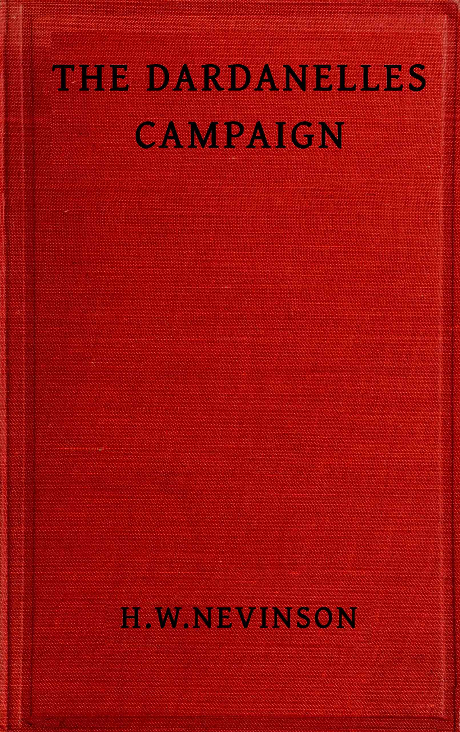 The Dardanelles campaign