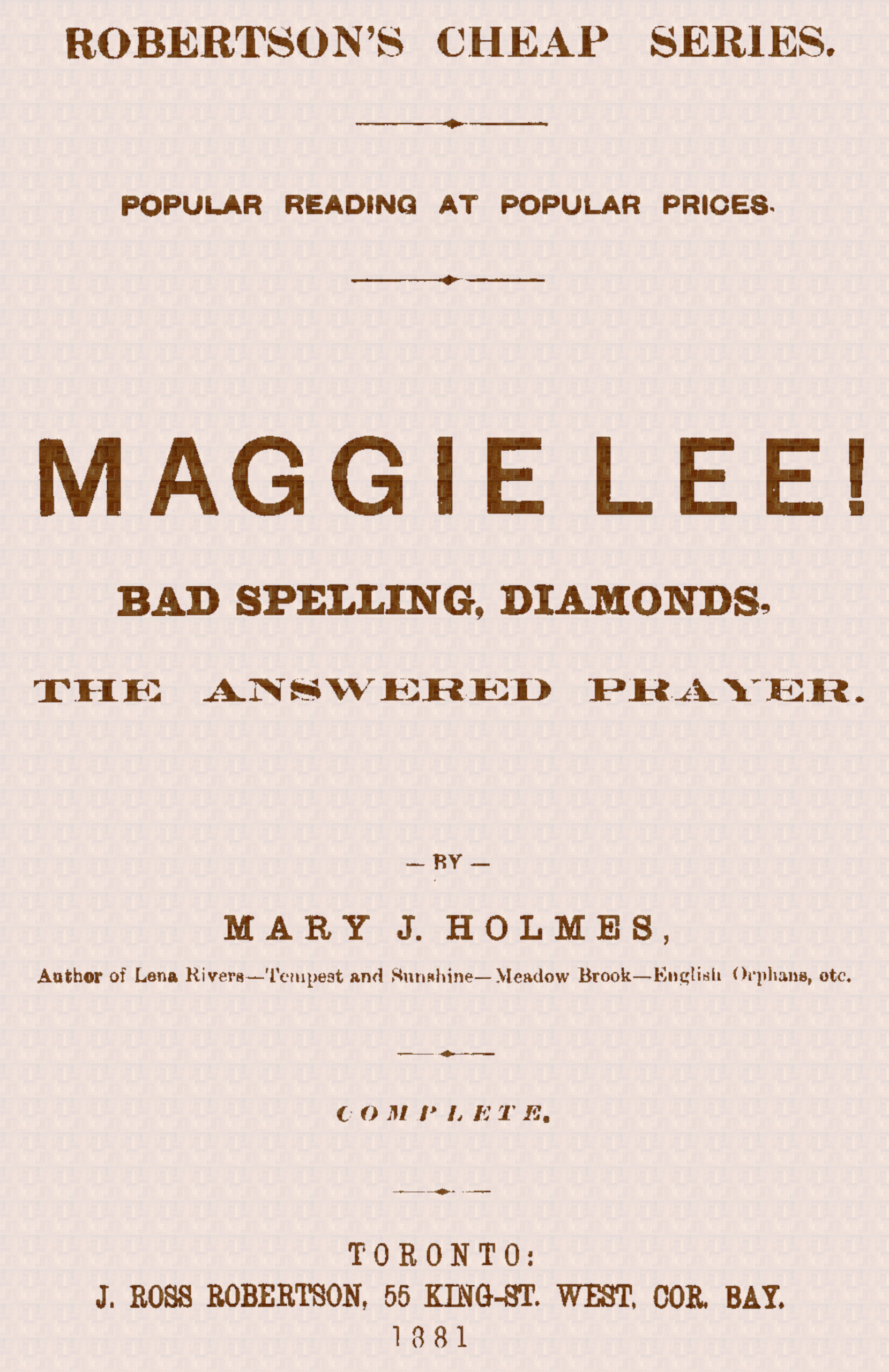 Maggie Lee! Maggie Lee!