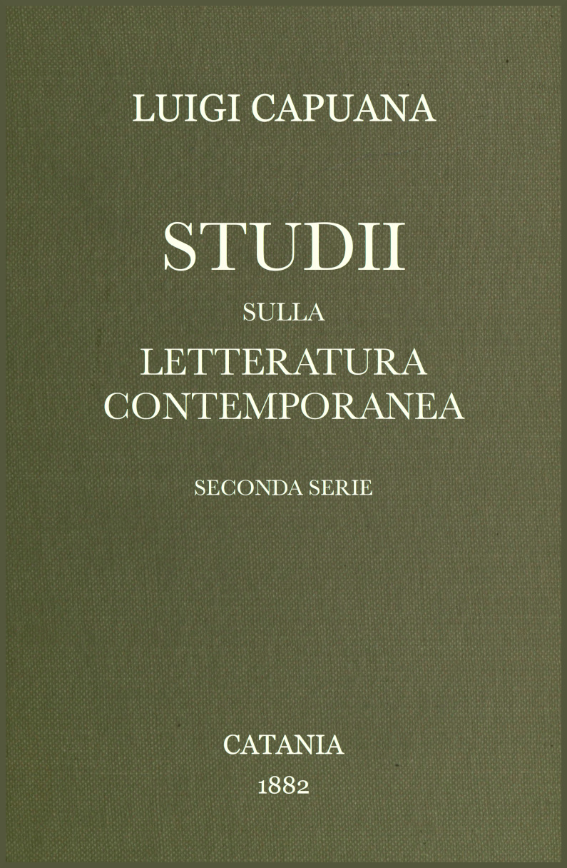 Studii sulla letteratura contemporanea