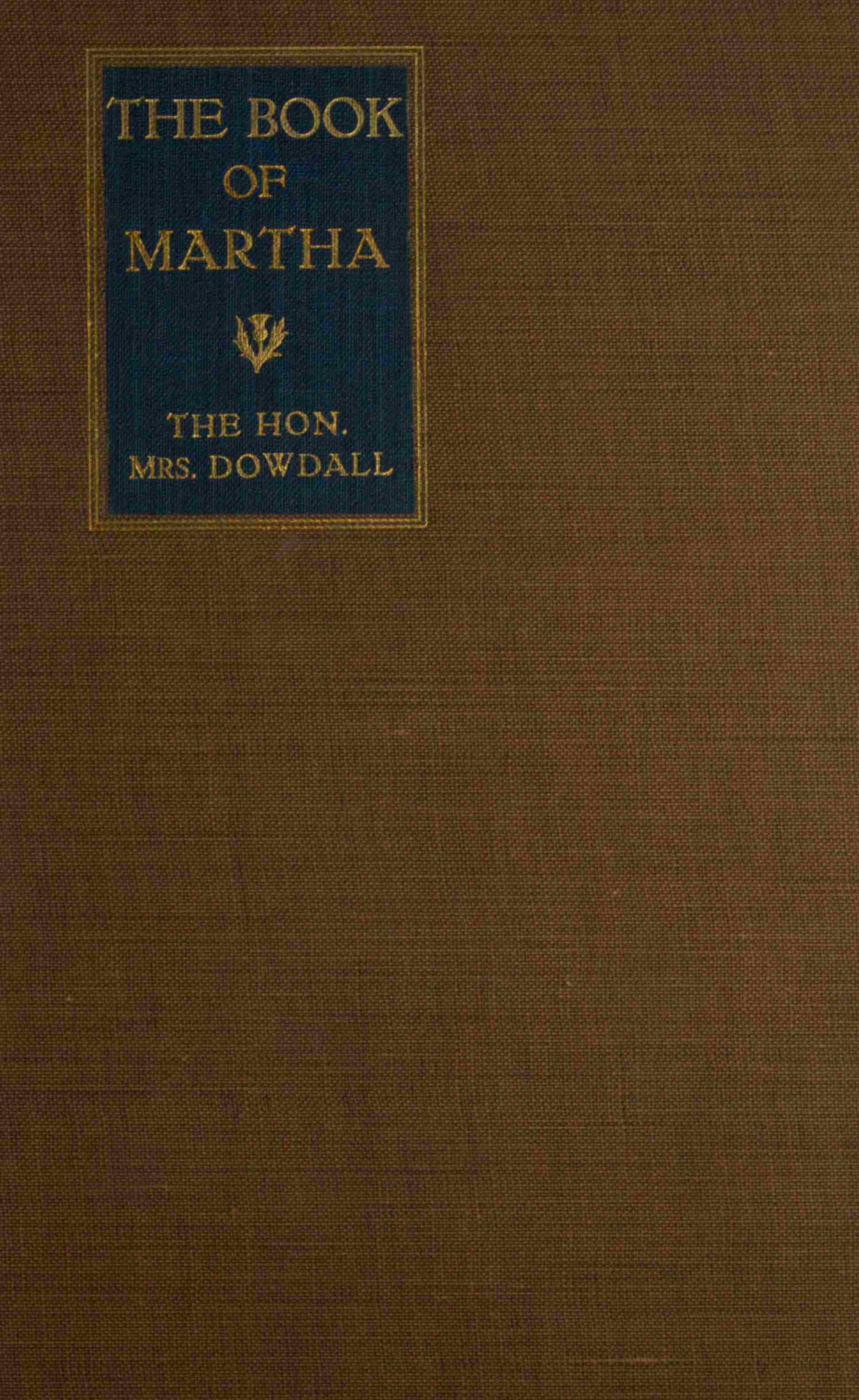 The book of Martha