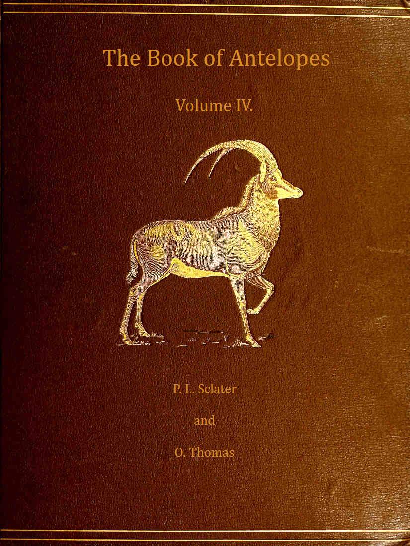 The book of antelopes, vol. 4 (of 4) The book of antelopes, vol. 4 (of 4)