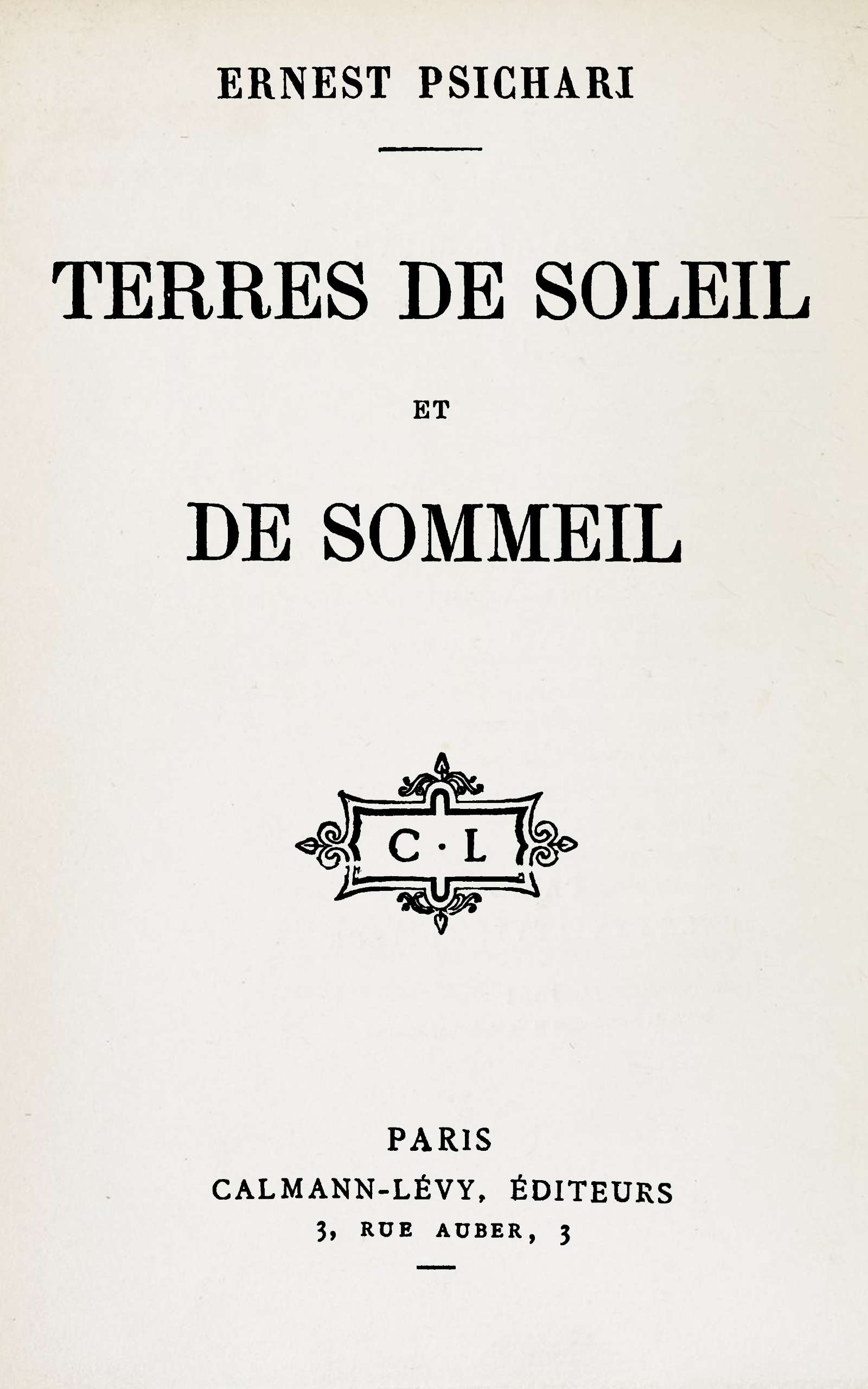 Terres de soleil et de sommeil Terres de soleil et de sommeil