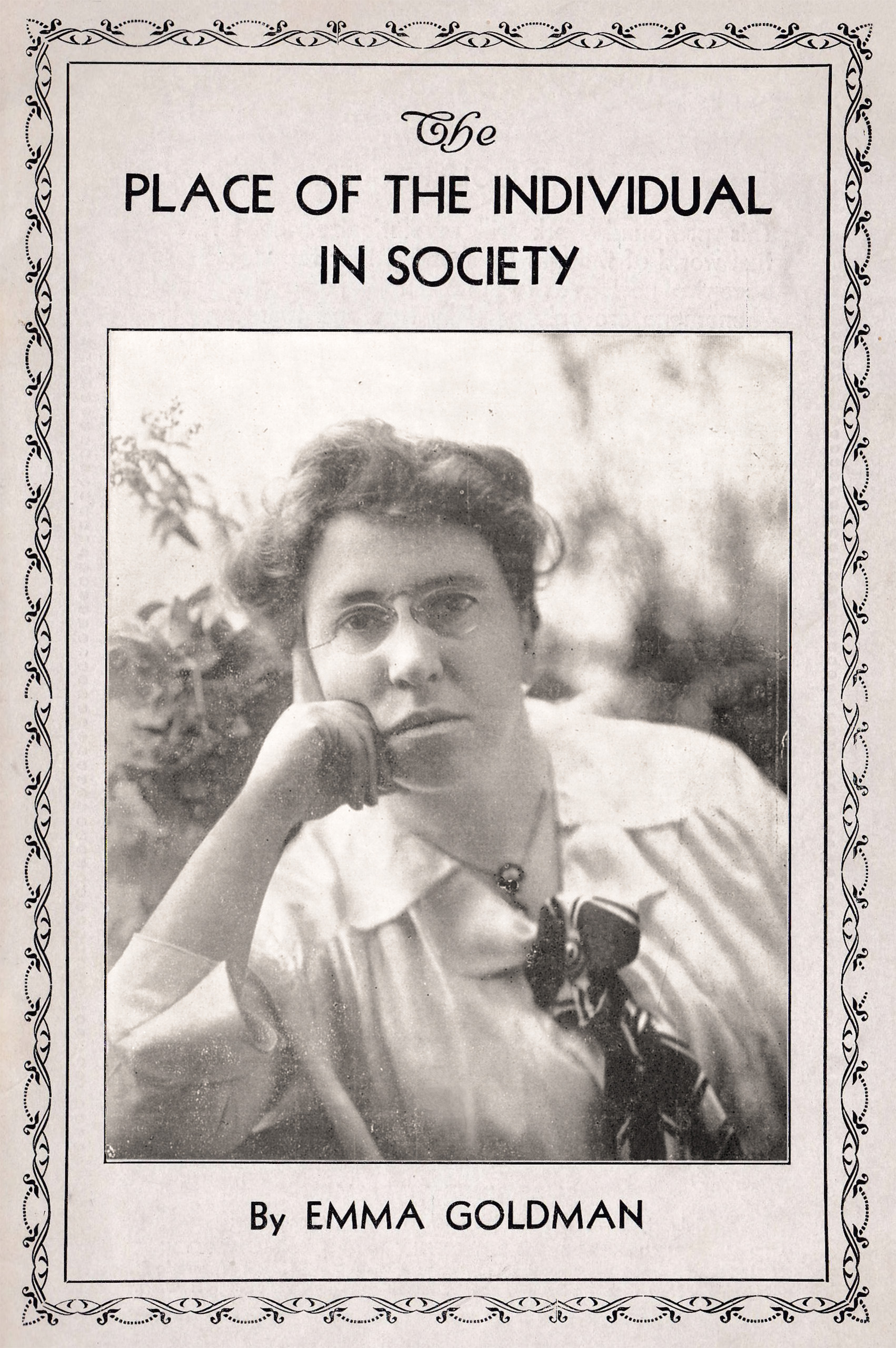 The place of the individual in society The place of the individual in society