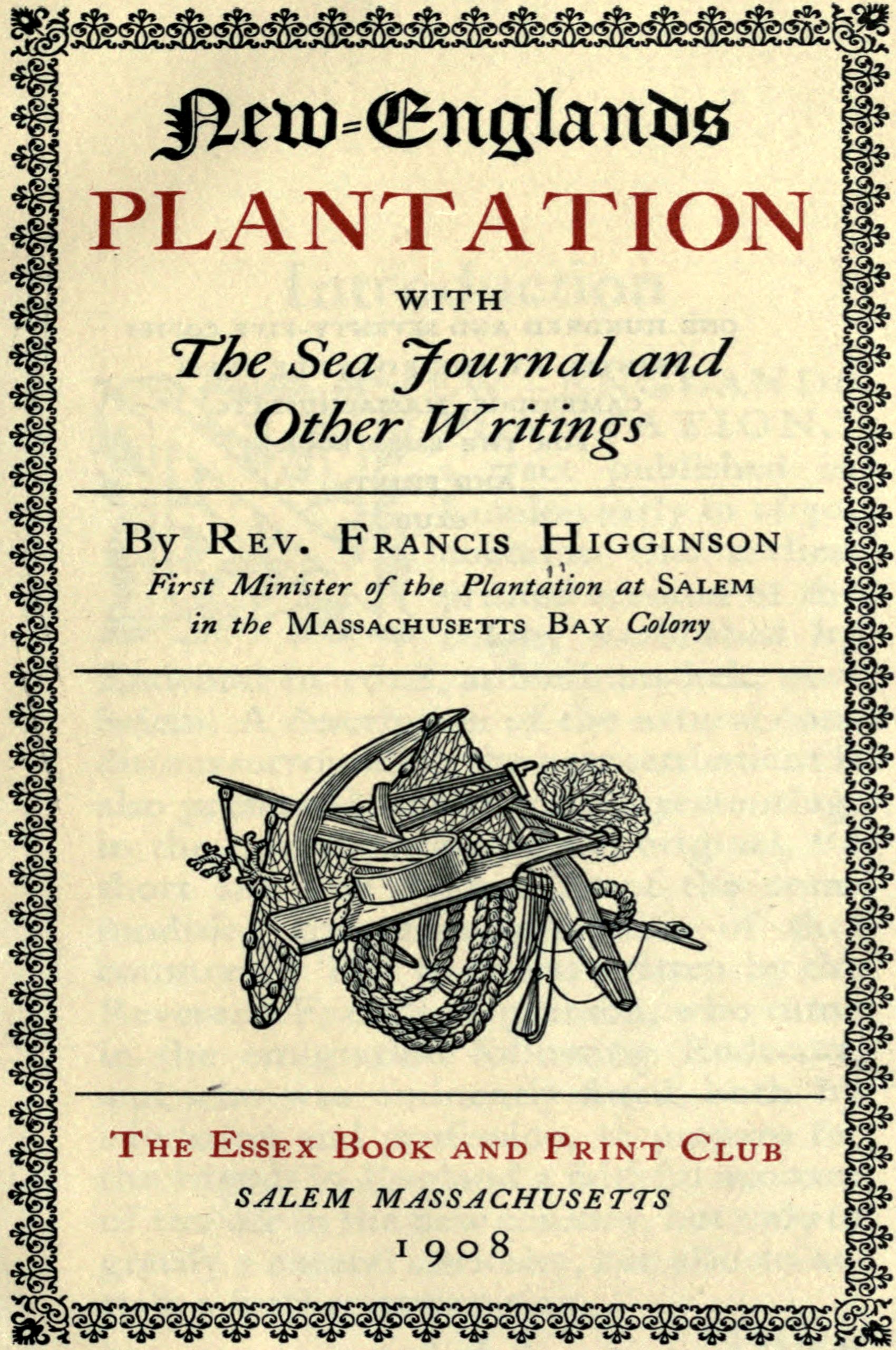 New-Englands plantation