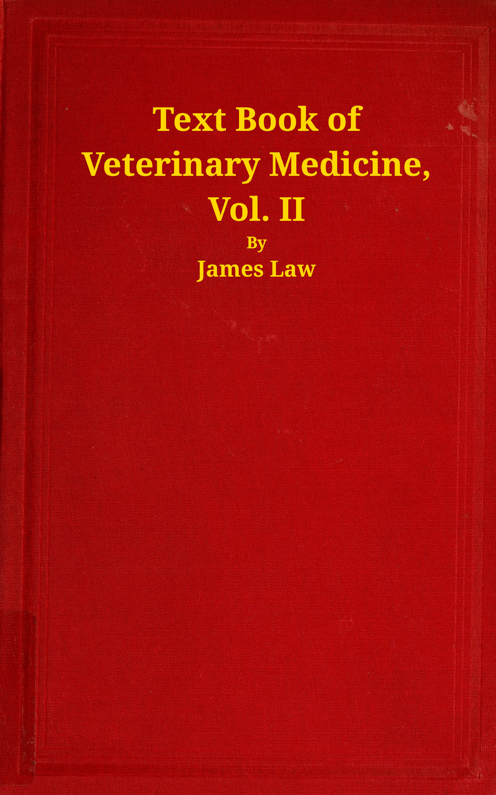 Text book of veterinary medicine, Volume 2 (of 5)