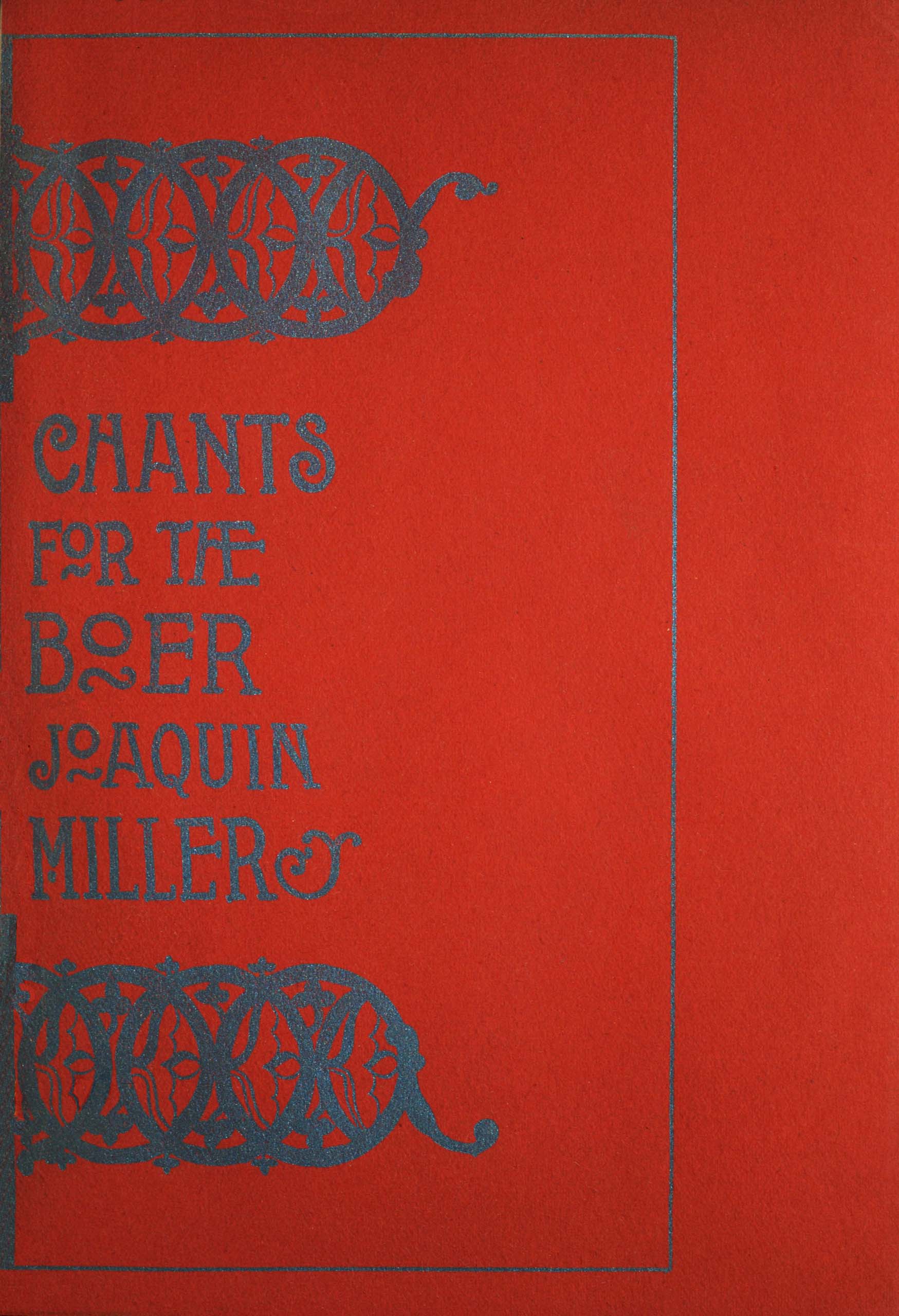 Chants for the Boer Chants for the Boer