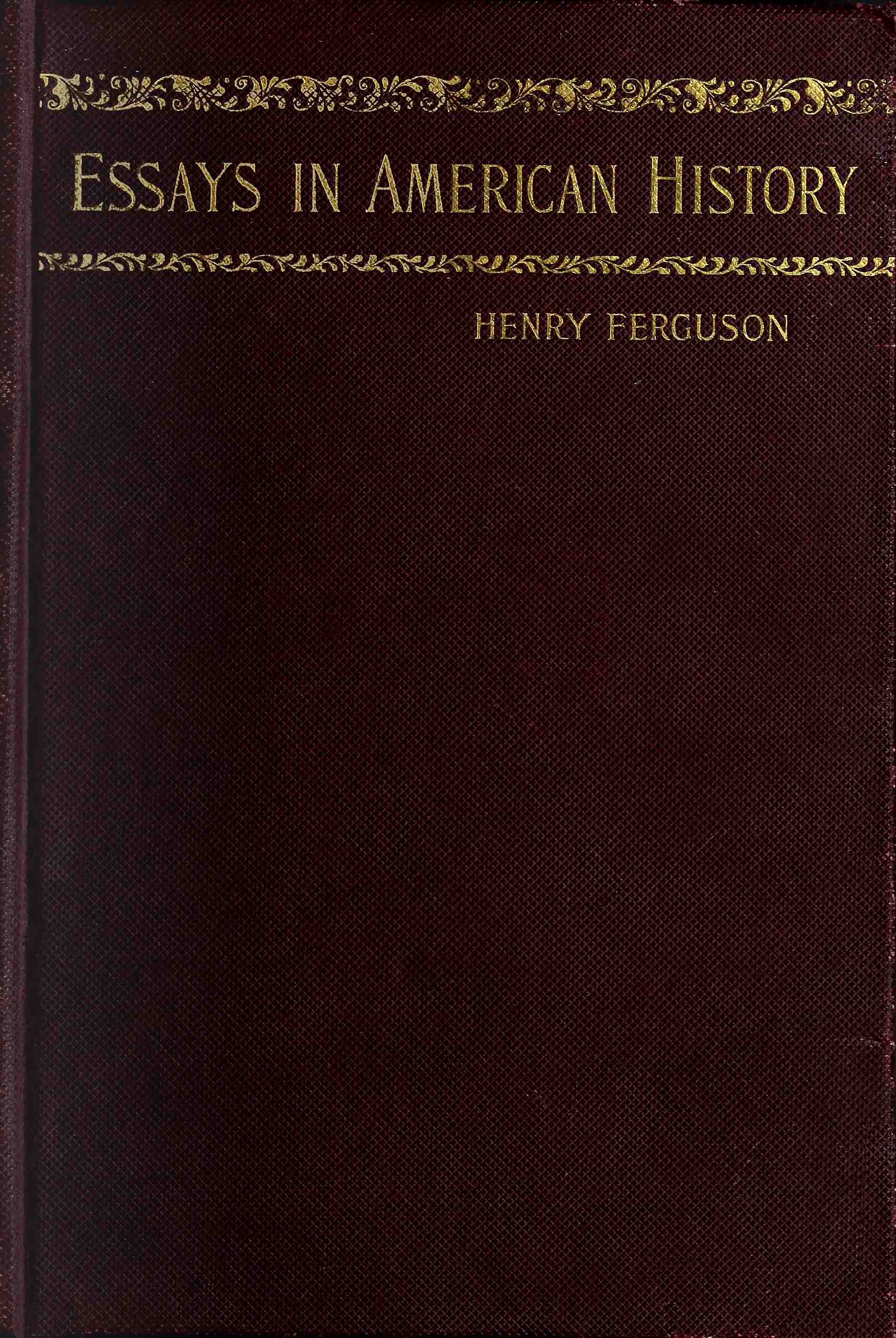 Essays in American history