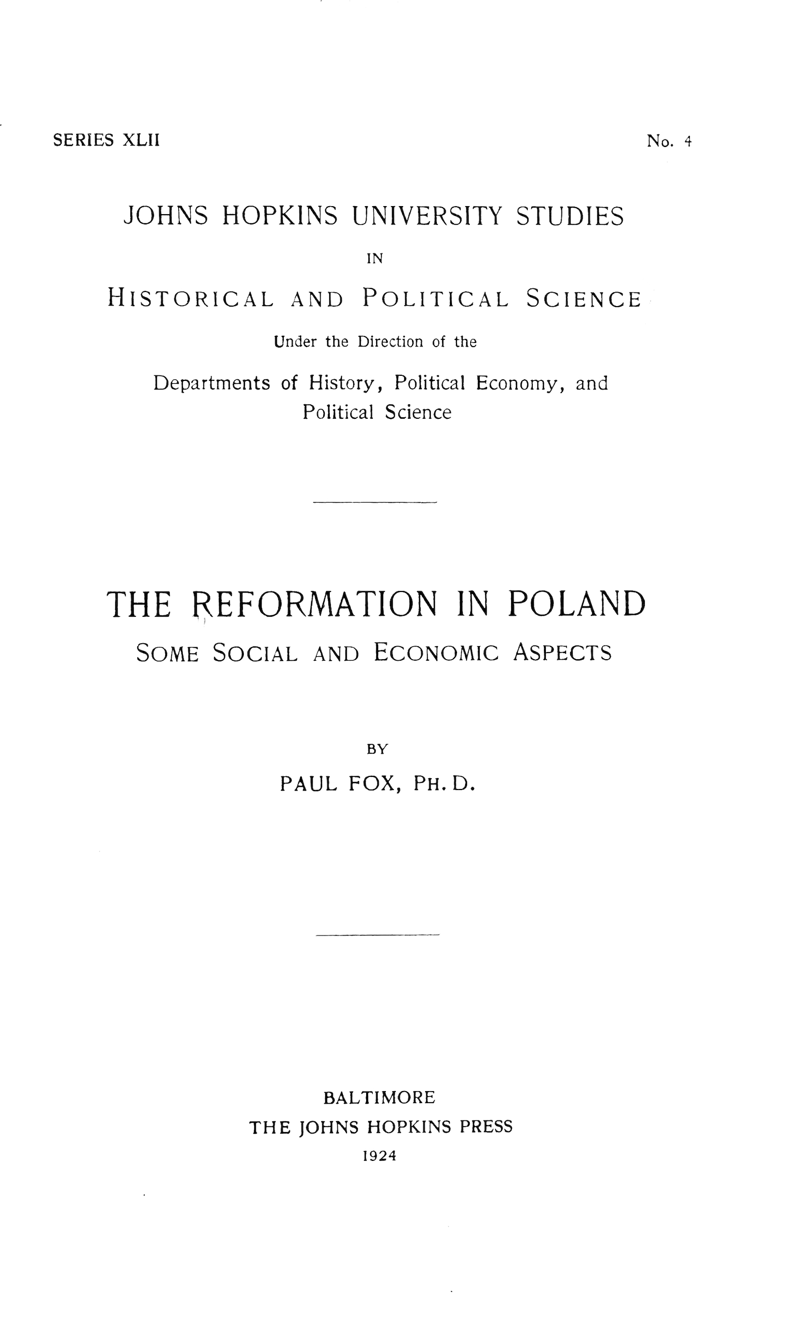 The reformation in Poland The reformation in Poland